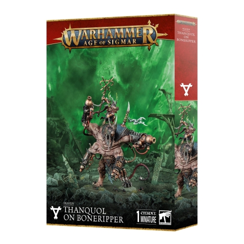 Cheap Miniature Skaven Thanquol on Boneripper from Games Workshop